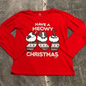justice long sleeve christmas shirt